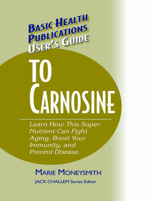 cover image of User's Guide to Carnosine